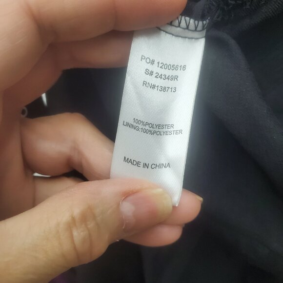 NWT -Medium Doe & Rae Linen Blend Black with Unfinished Edge Jumpsuit - Picture 9 of 11